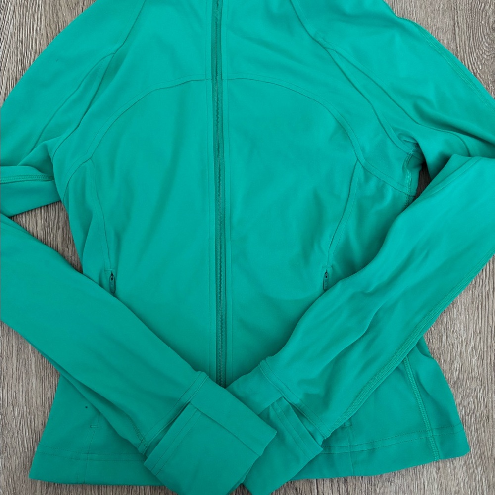Lululemon Athletica Green Bomber Jacket
